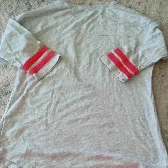 Disneyland Resort Women's Gray Distressed Cotton Baseball Tee L - Picture 9 of 14